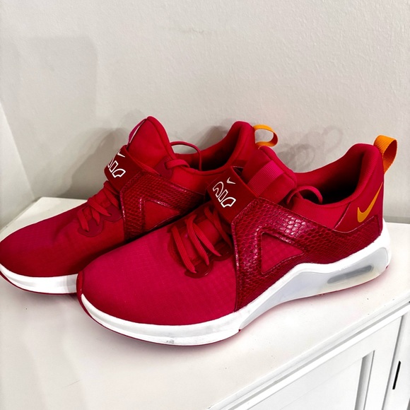 Nike Air Max Bella TR5 Women's Sz 6 Like New Pink Light Curry Mystic Hibiscus - Picture 7 of 16
